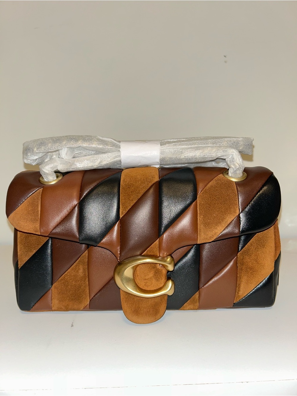 COACH Quilted Patchwork Tabby 26